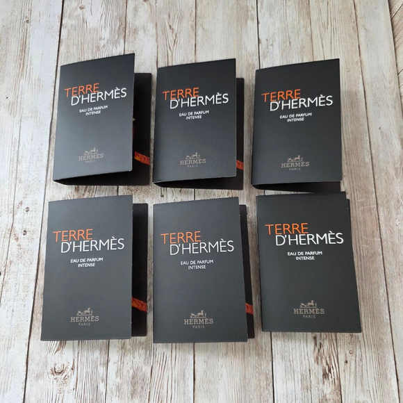 6× Men's Hermès Terre D'Hermès Intense set - Picture 1 of 2